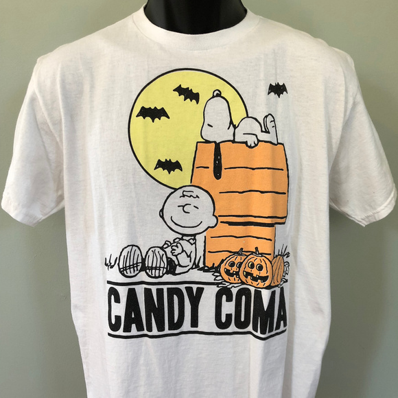 Peanuts Tops - Peanuts Candy Coma Shirt Snoopy Charlie Brown